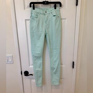 7 For All Mankind Mint Skinny Jeans